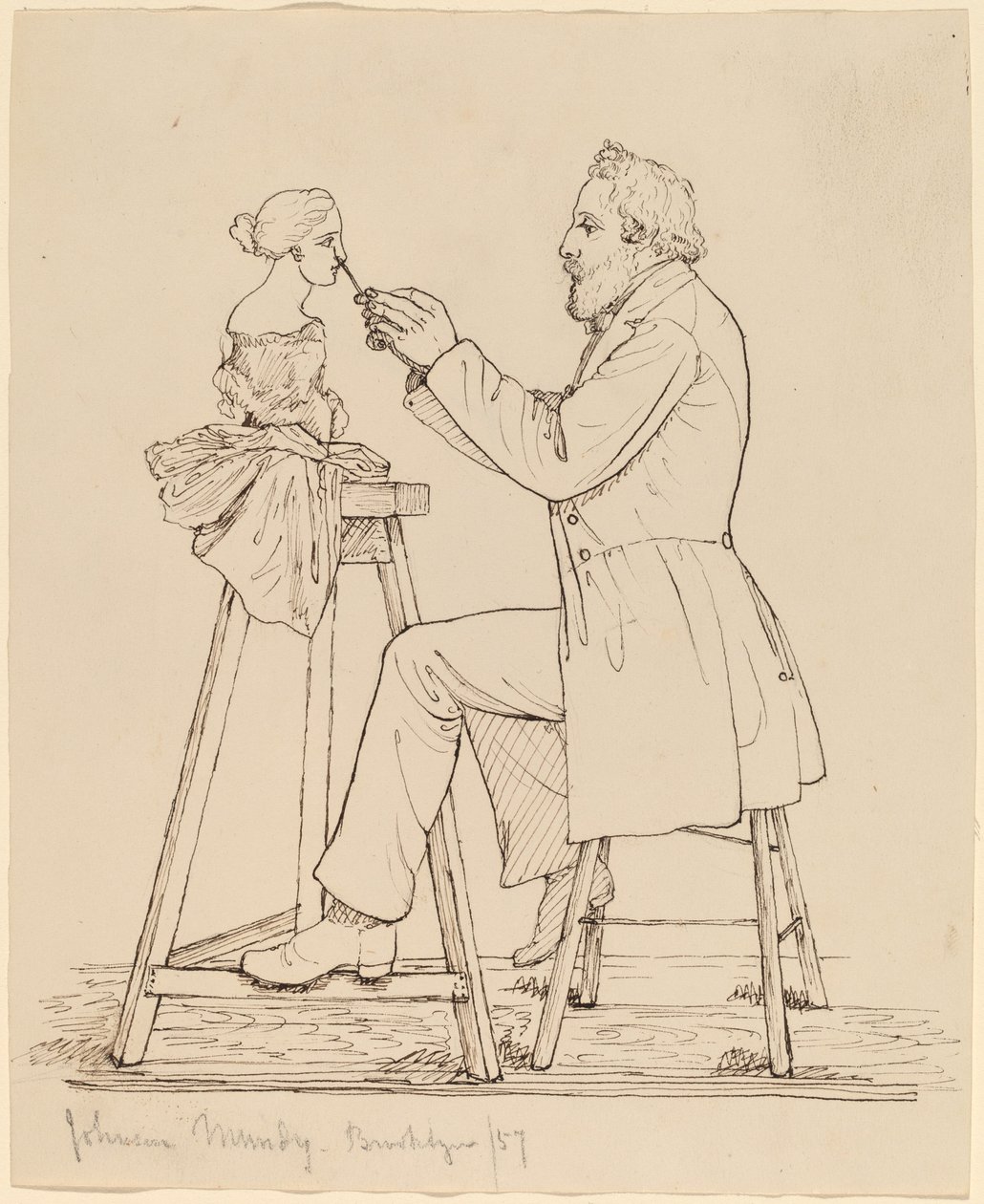 Johnson Mundy, szobrász alkotó: John Quincy Adams Ward