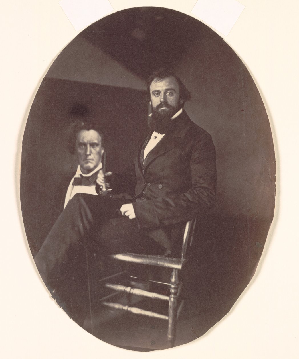 John R. Johnston a festészettel, 1850-es évek vége. alkotó: John R. Johnston