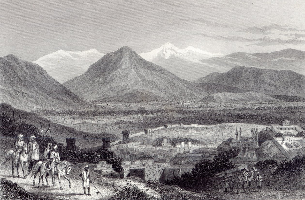 Cabul a Bala Hissarból, J. Stephenson metszete, 1870 körül alkotó: John Ramage