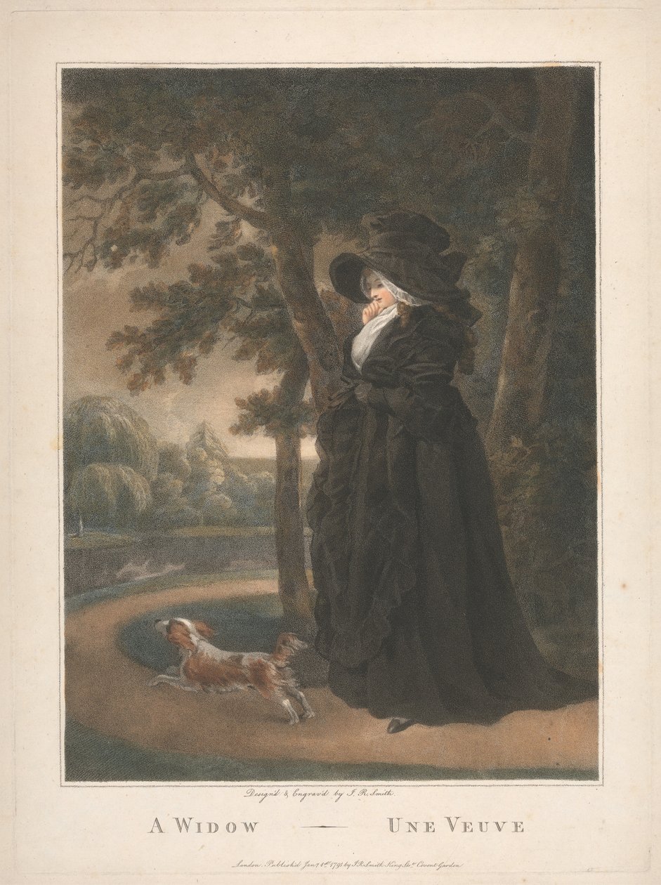 A Widow – Egy özvegy alkotó: John Raphael Smith