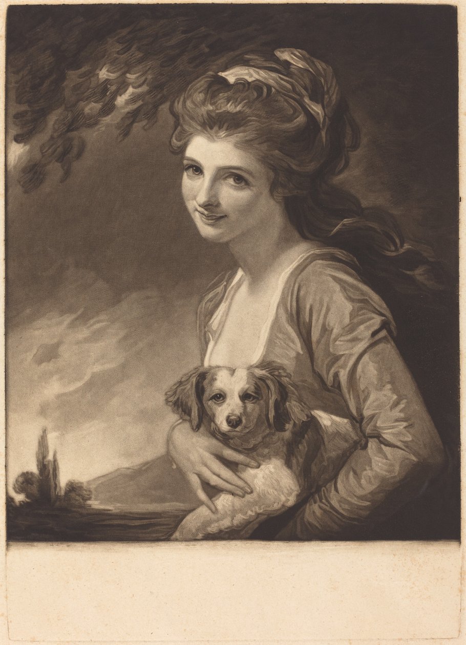 Lady Hamilton mint természet, 1784-ben jelent meg. alkotó: John Raphael Smith