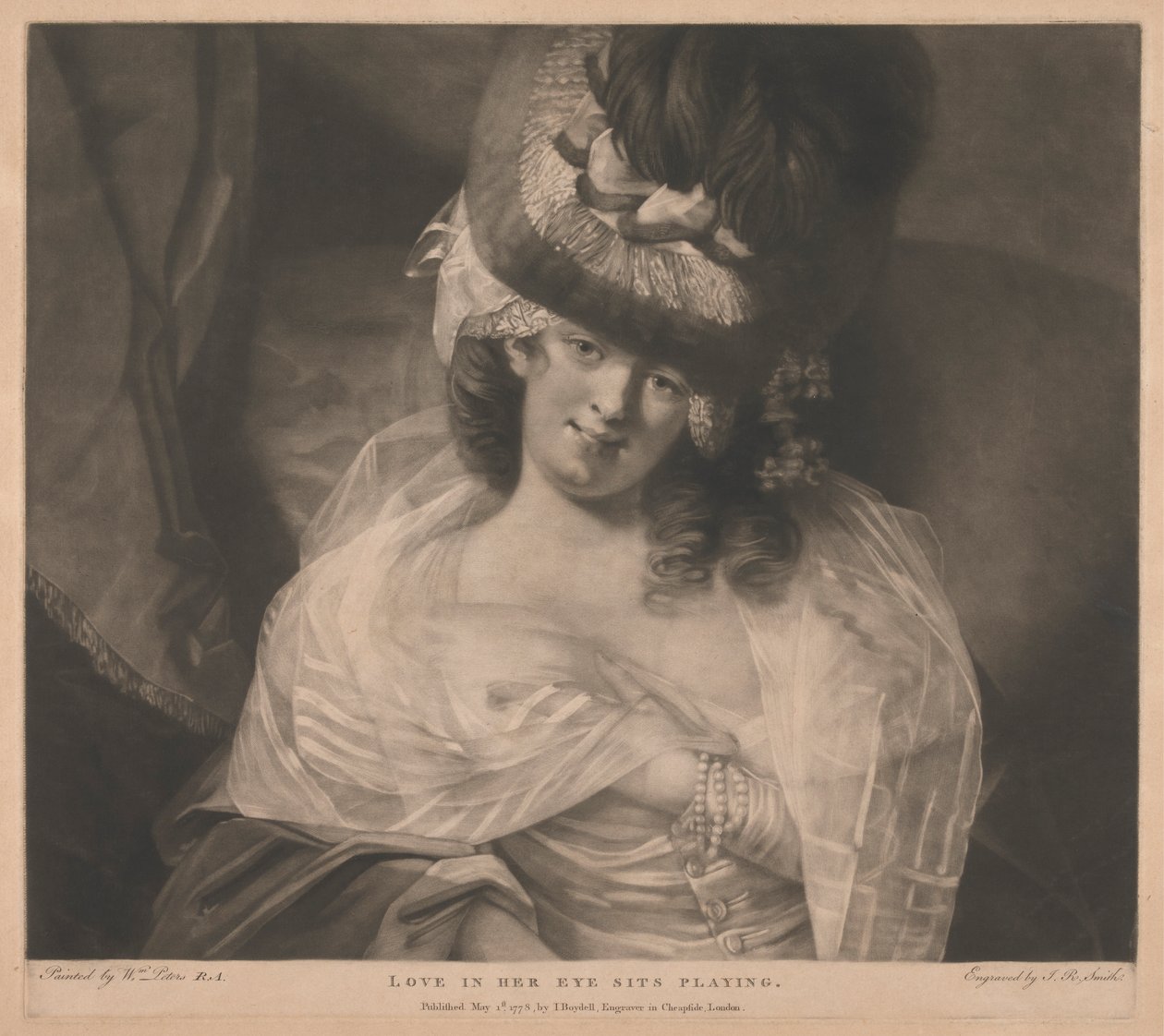 Love in Her Eyes Sits Playing alkotó: John Raphael Smith