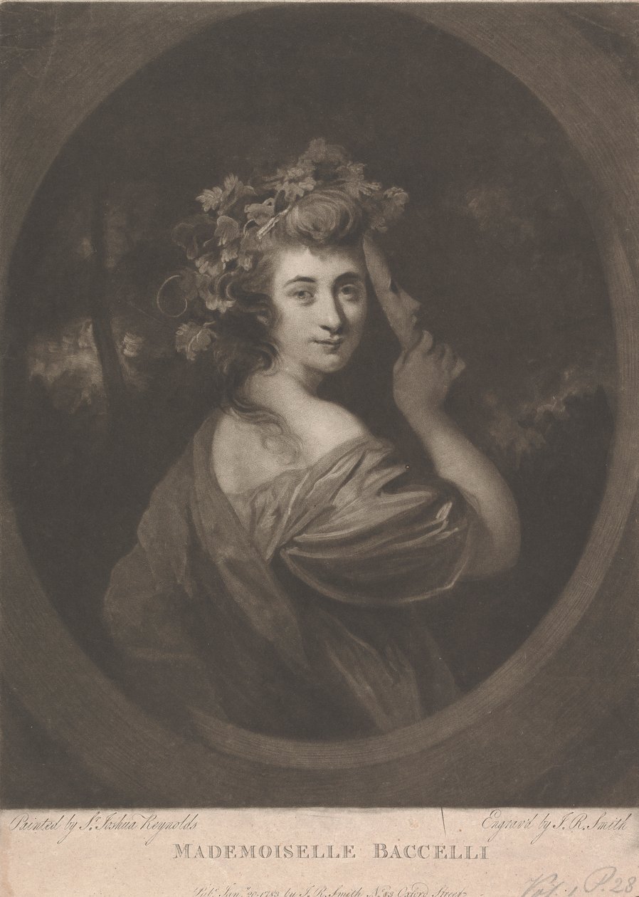 Mademoiselle Baccelli alkotó: John Raphael Smith