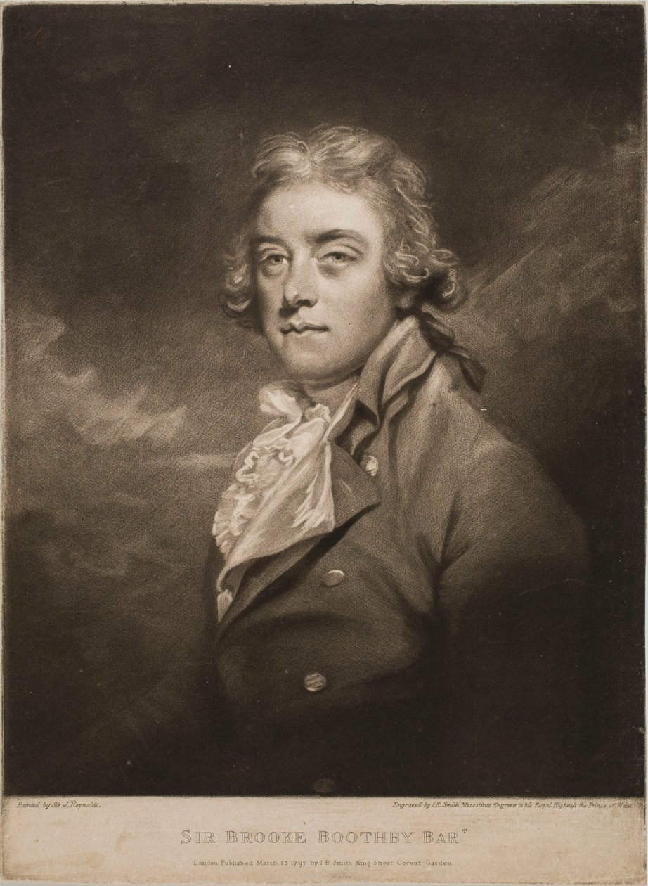 Sir Brooke Boothby portréja alkotó: John Raphael Smith