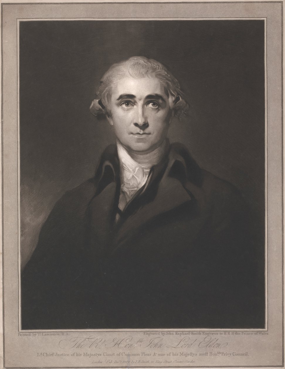 Igaz, tisztelt John Lord Eldon alkotó: John Raphael Smith