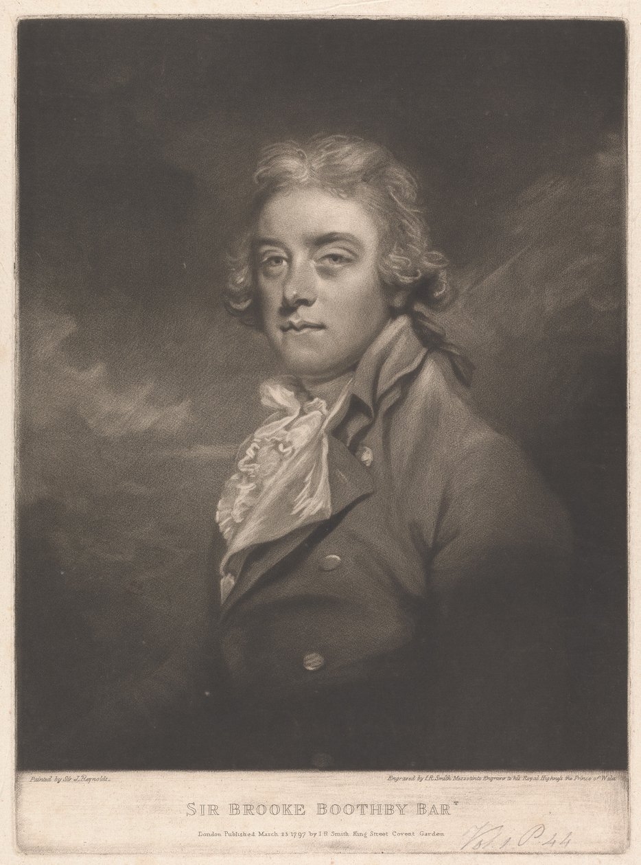 Sir Brooke Boothby, Broadlow Ash 6. Boothby bárója alkotó: John Raphael Smith