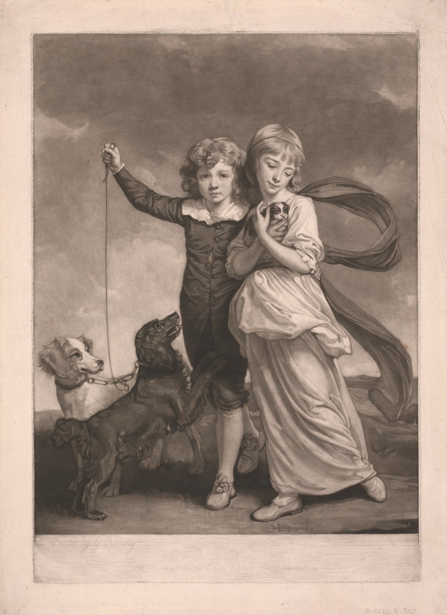 A Clavering Children alkotó: John Raphael Smith