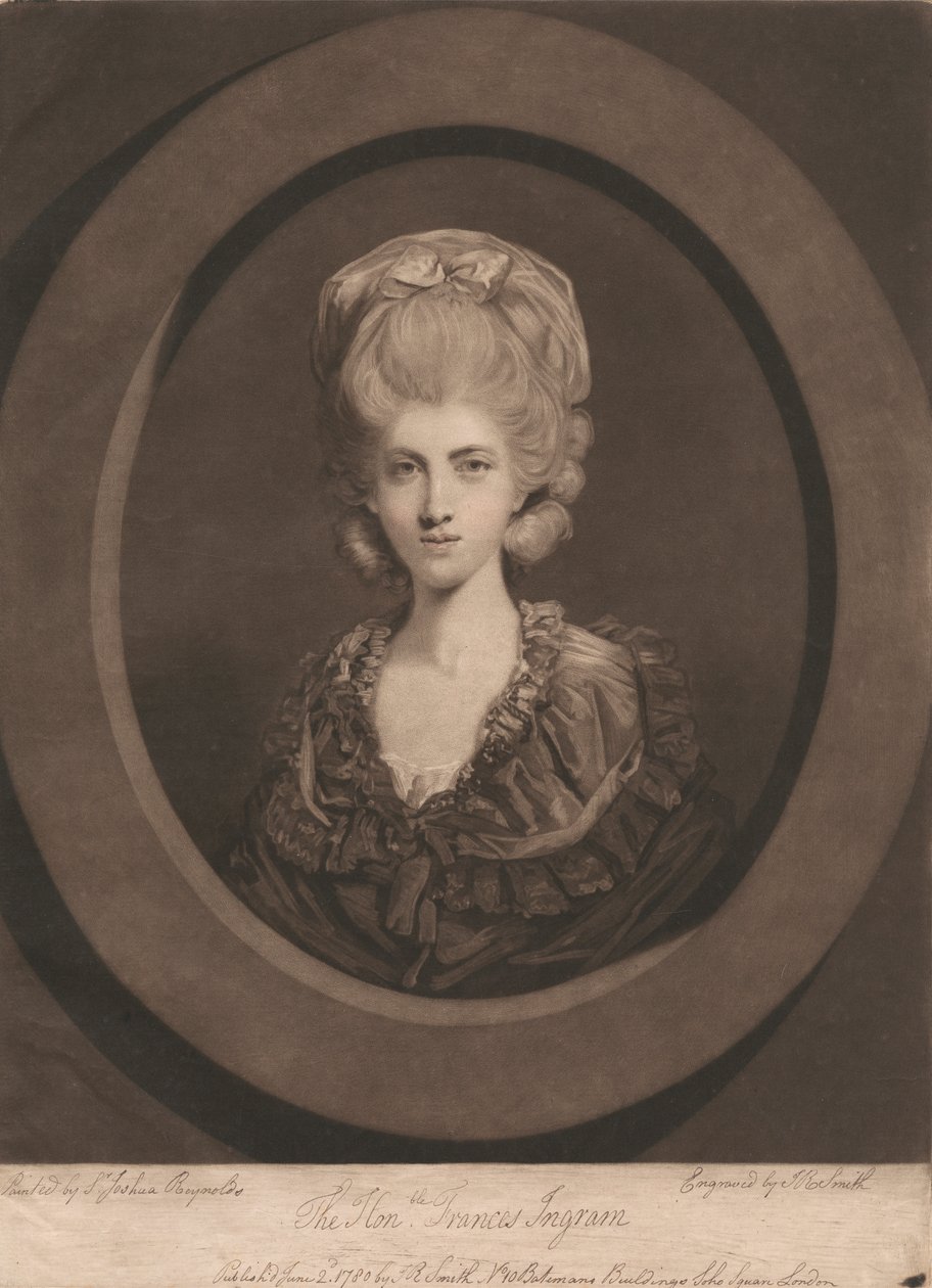 A tisztelt Frances Ingram alkotó: John Raphael Smith