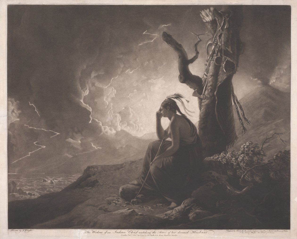 Az indián özvegy alkotó: John Raphael Smith