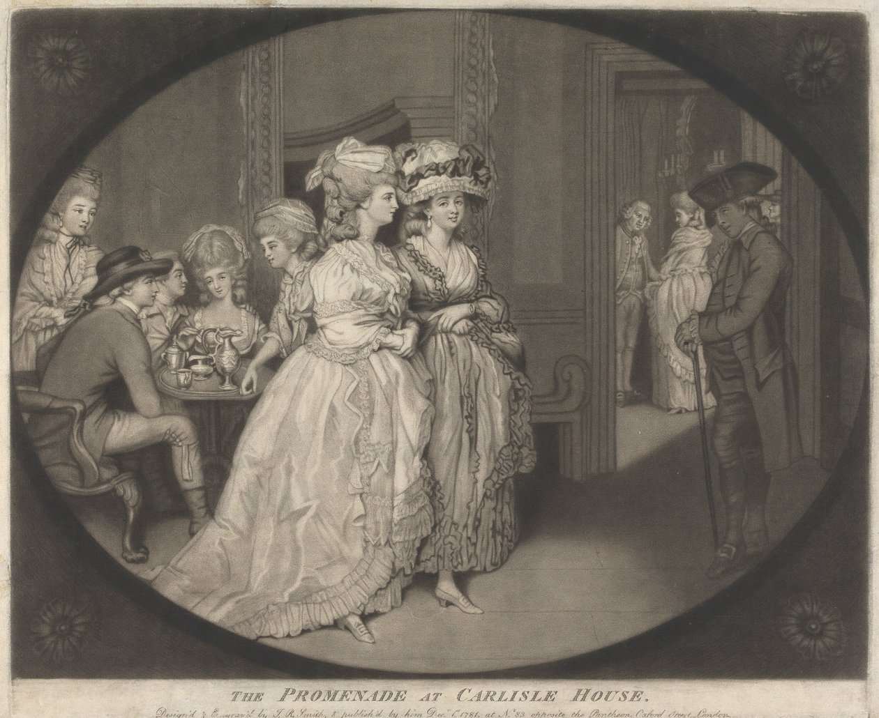 A sétány a Carlisle-házban alkotó: John Raphael Smith