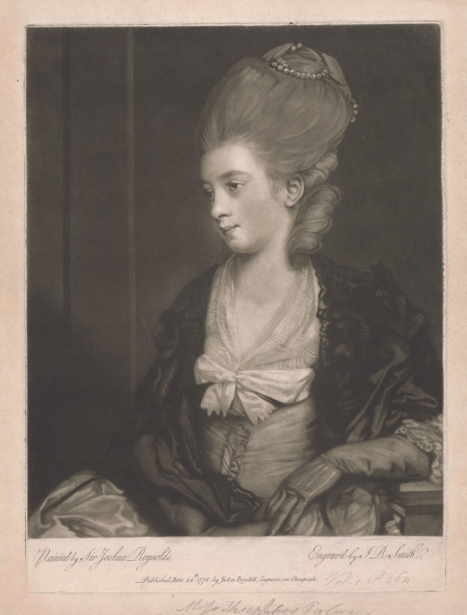 Theophelia Gwatkin (születési neve: Palmer) alkotó: John Raphael Smith
