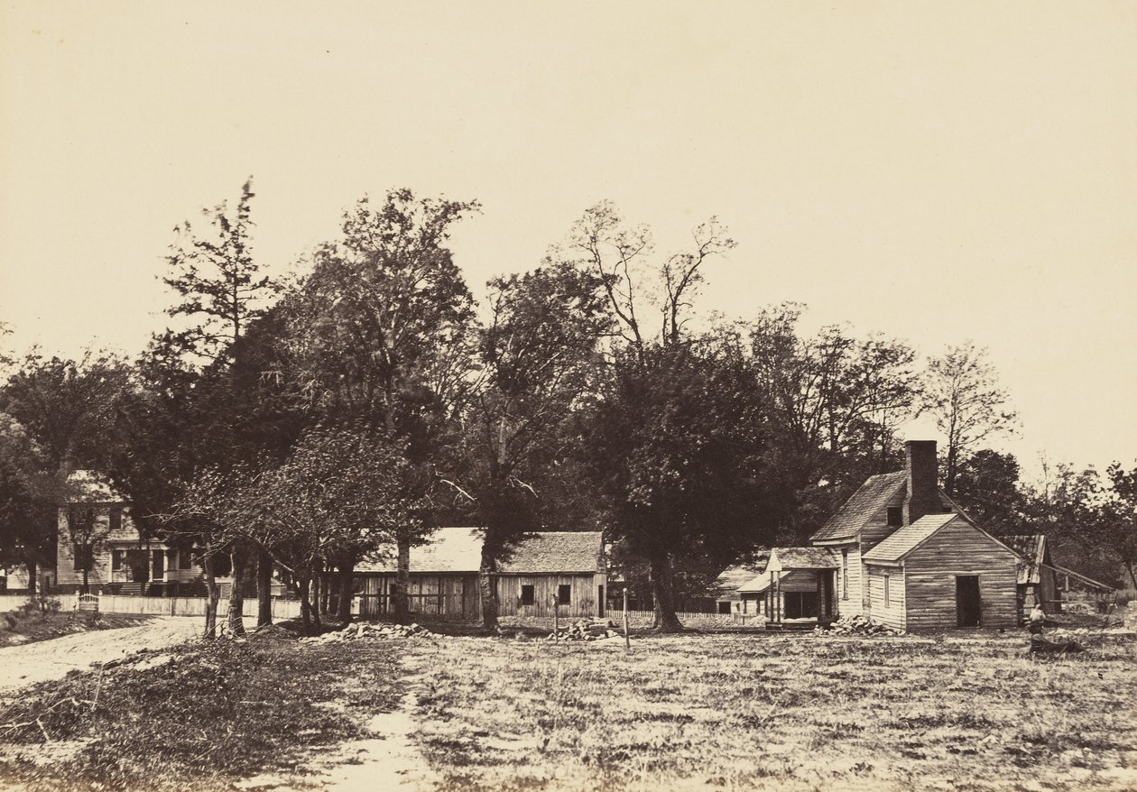 Mechanicsville, Virginia, 1865. április (szőtt papírra erősített albumennyomat) alkotó: John Reekie
