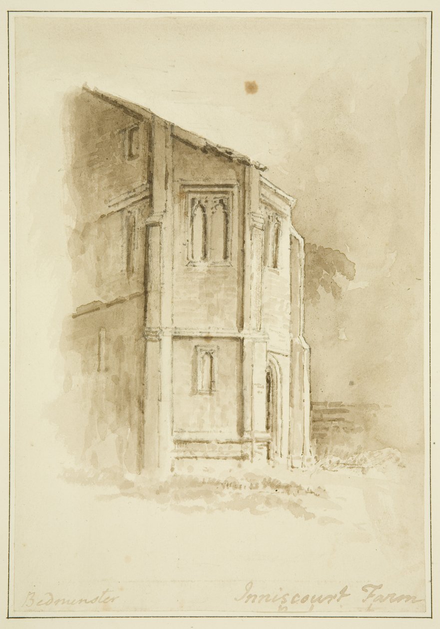 Innis Court Farmhouse, Bedminster alkotó: John Reverend Eden