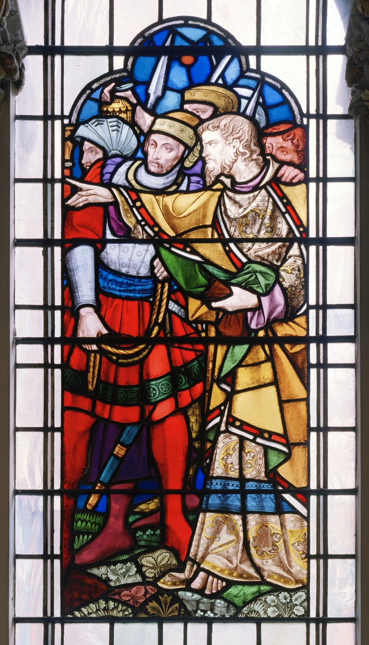 Krisztus szenvedése, 1859 (festett üveg) alkotó: John Richard Clayton