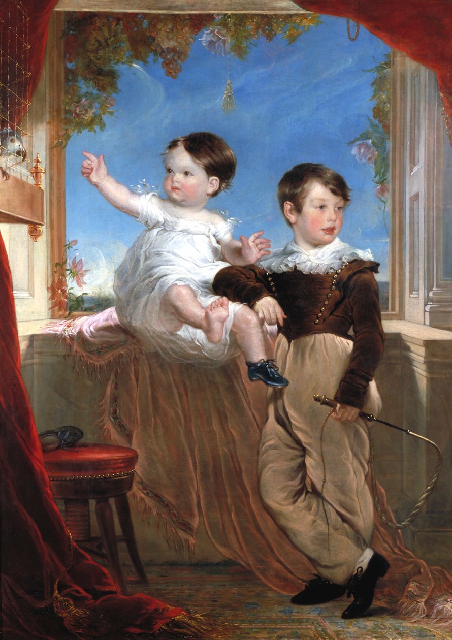 „John Strange Williams és Sarah Ann Williams”, 1830. alkotó: John Richard Wildman