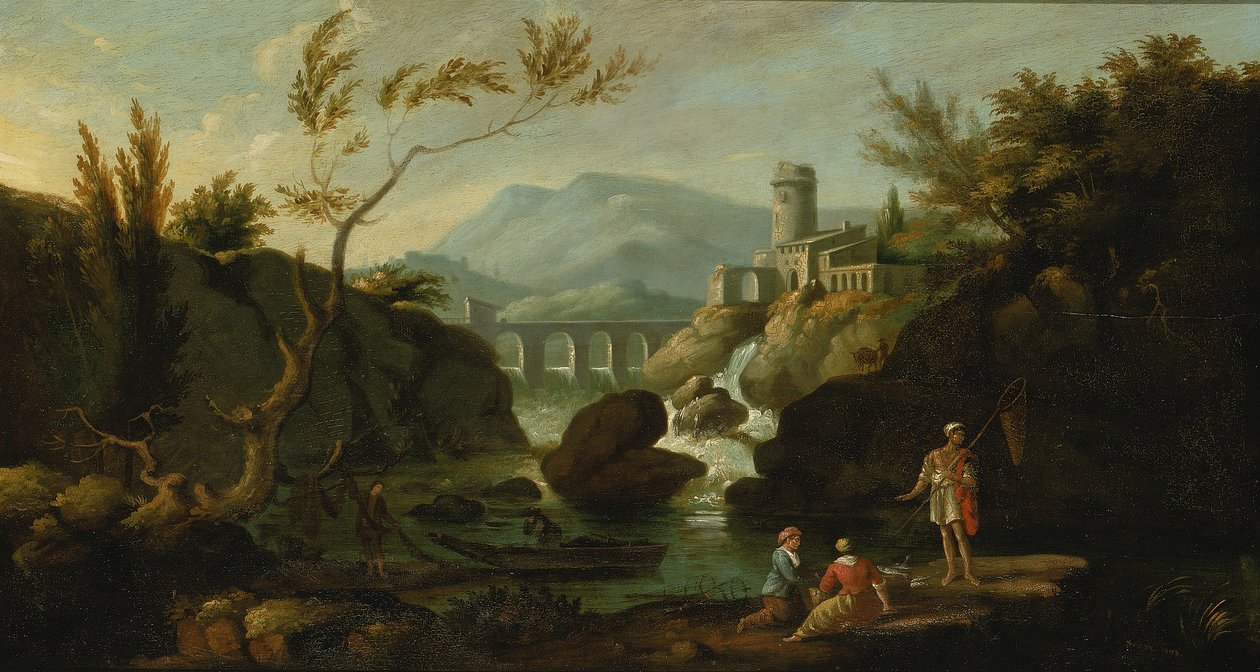 Klasszikus táj, 1822-1826 alkotó: John Ritto Penniman