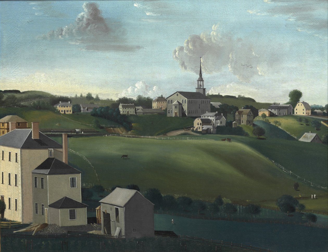 Meetinghouse Hill, Roxbury, Massachusetts, 1799 alkotó: John Ritto Penniman