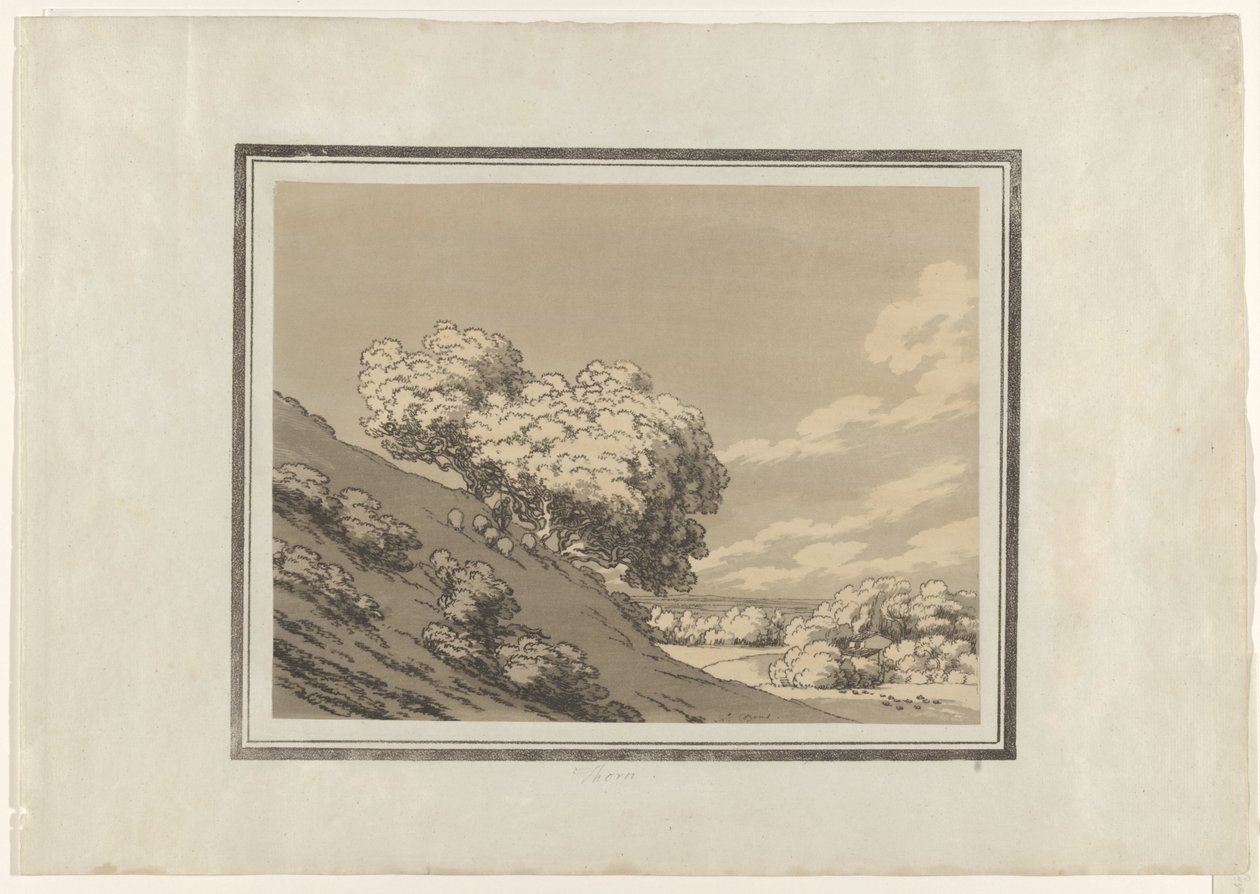 Tüske alkotó: John Robert Cozens (signed by artist)