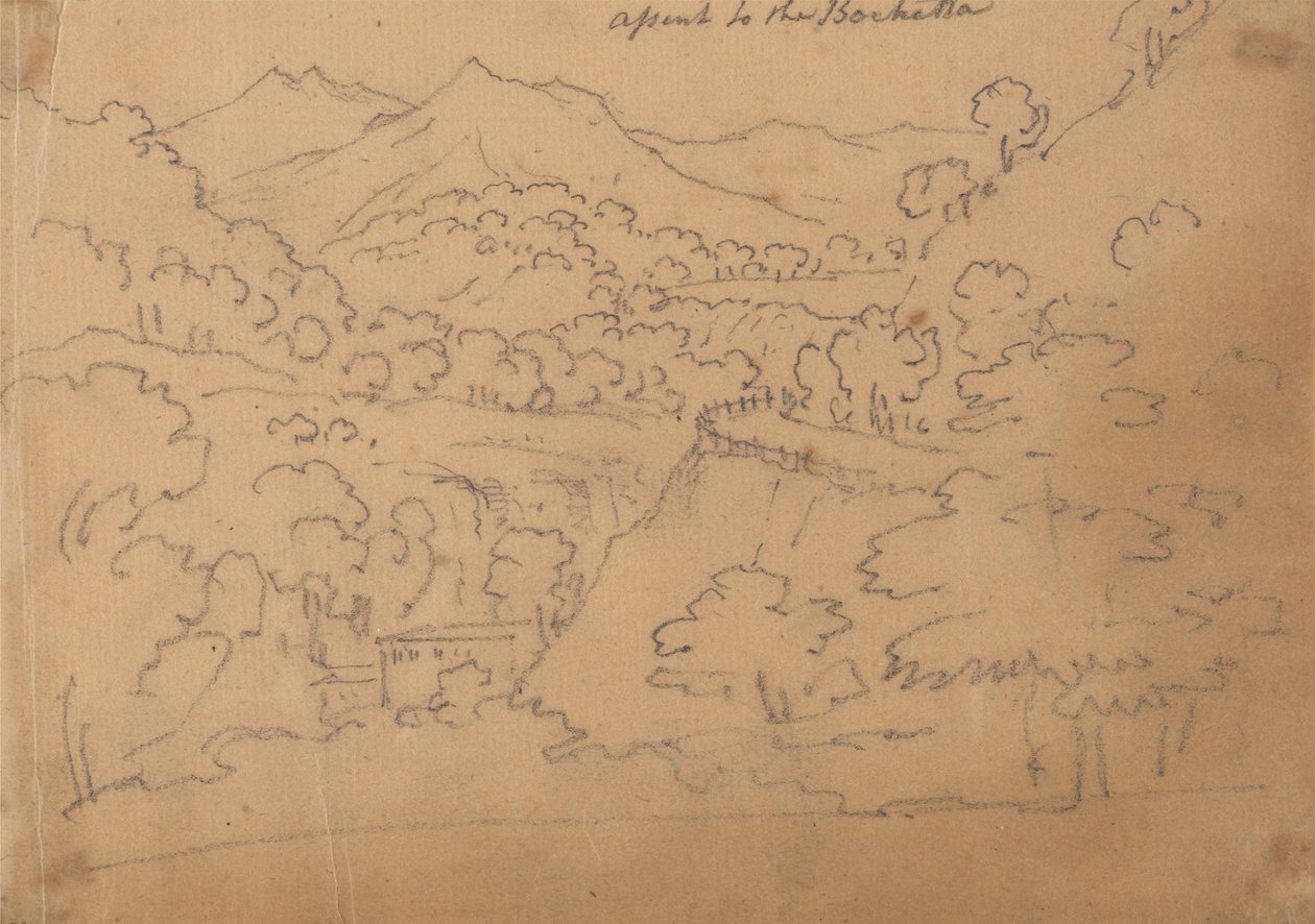Feljutás a Bochetta-ba alkotó: John Robert Cozens