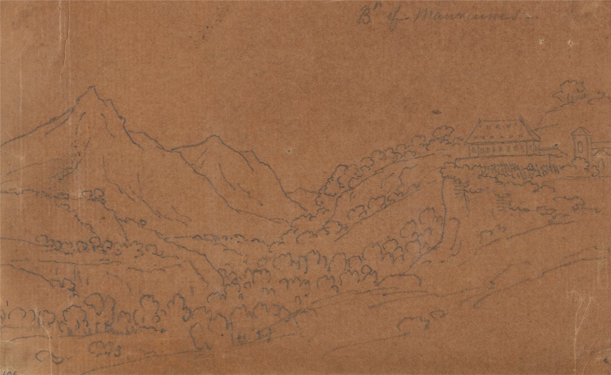A Mauriennes-i Bramanok alkotó: John Robert Cozens