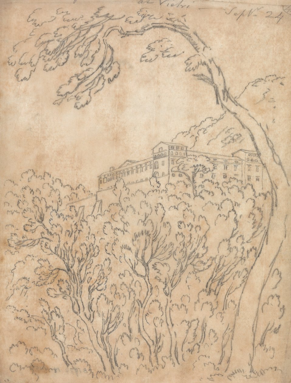 Vietri kolostor alkotó: John Robert Cozens