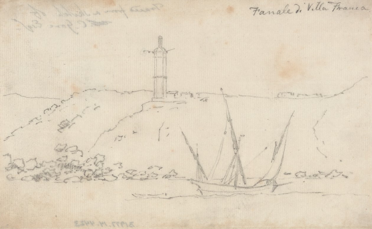 A Villa Franca lámpása alkotó: John Robert Cozens