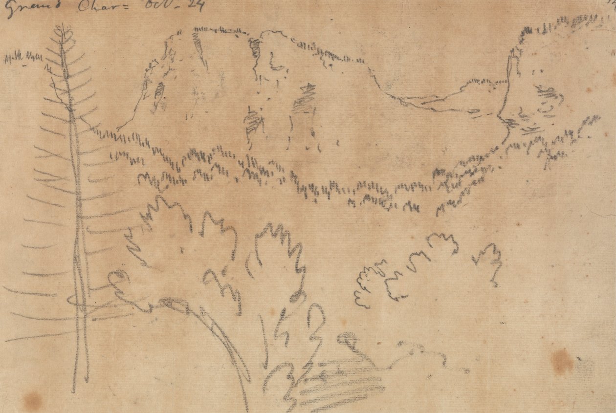 Grand Chartreuse, október 24 alkotó: John Robert Cozens