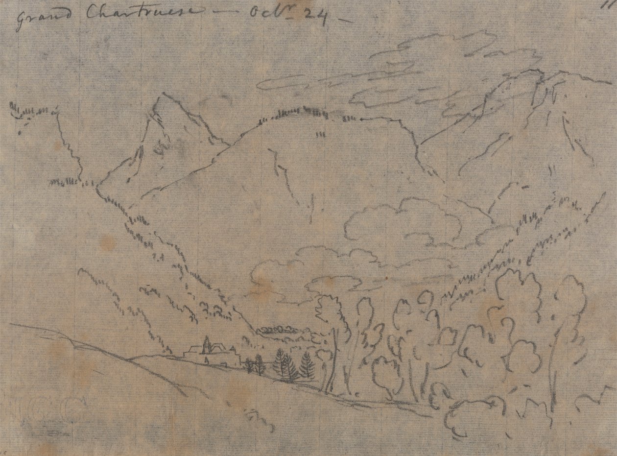 Grand Chartreuse, október 24 alkotó: John Robert Cozens
