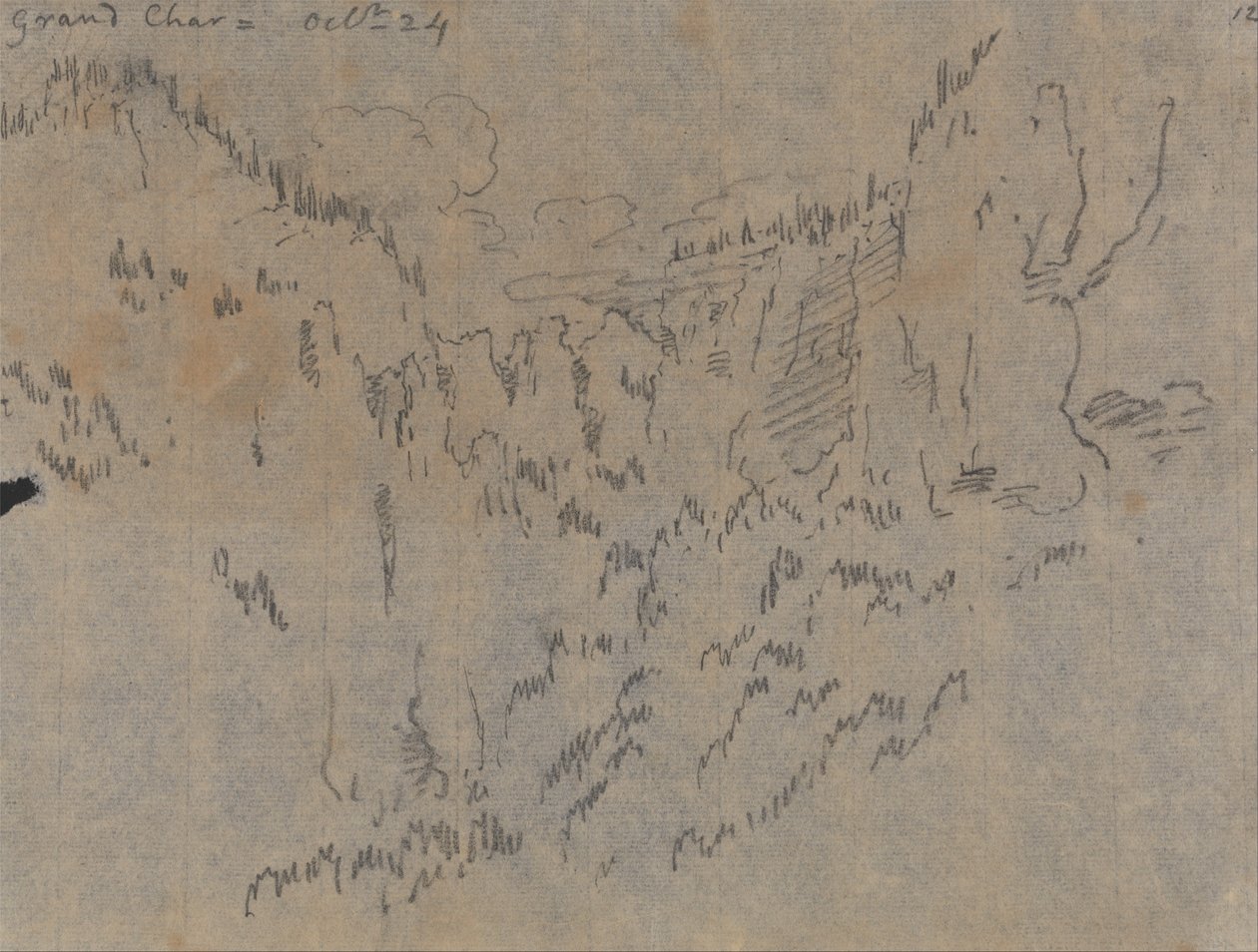 Grand Chartreuse, október 24. alkotó: John Robert Cozens
