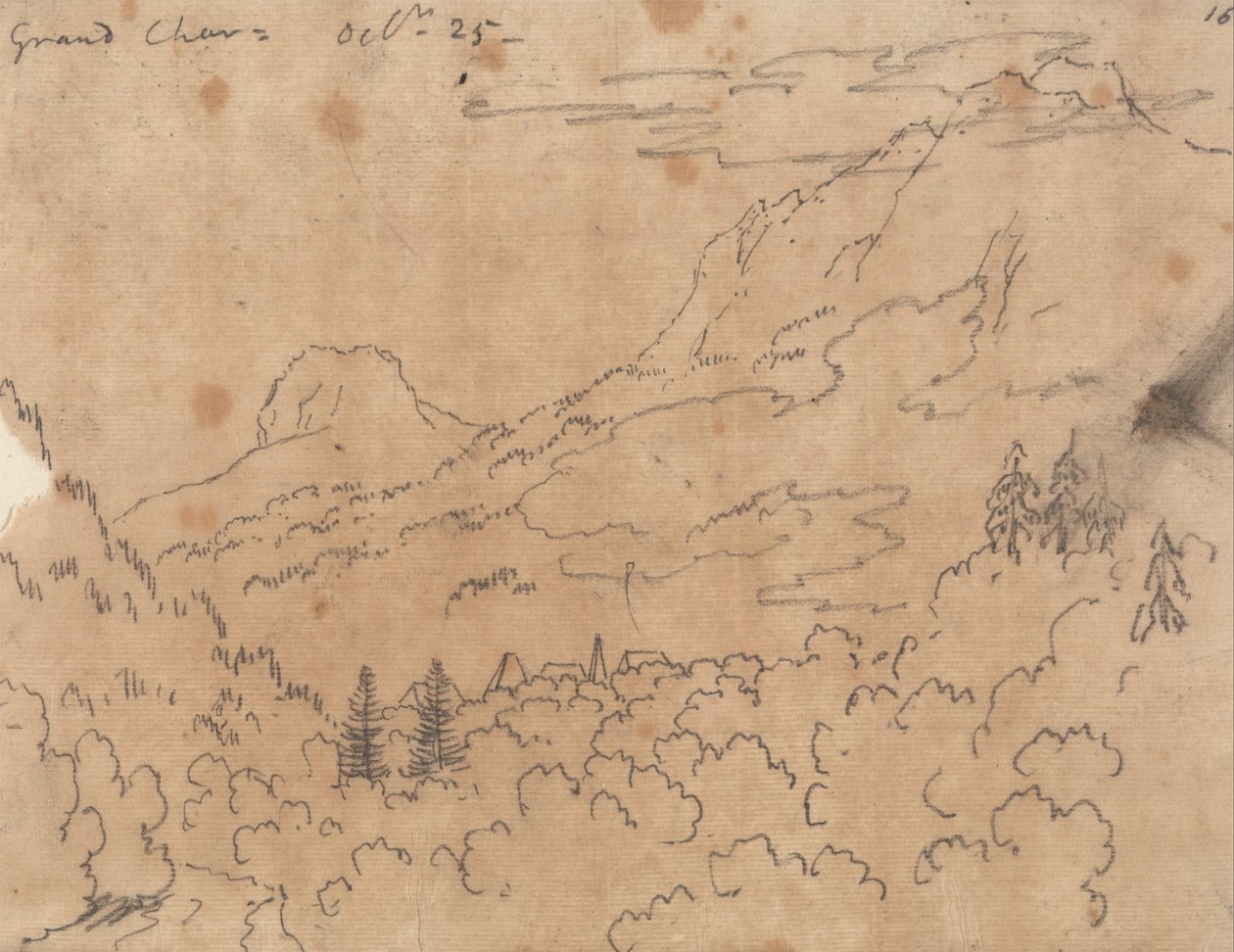 Grand Chartreuse, október 25. alkotó: John Robert Cozens