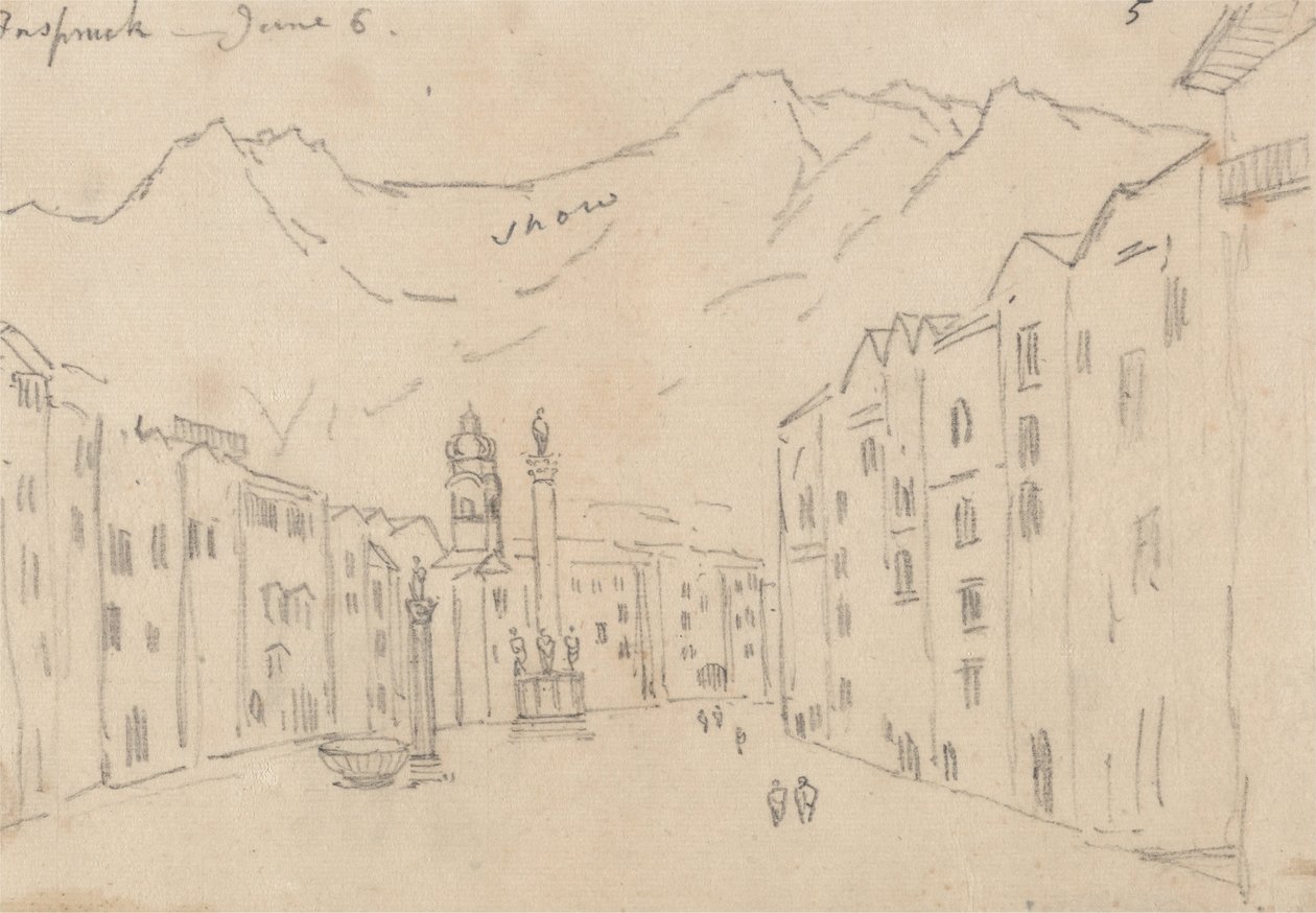 Innsbruck, június 6. alkotó: John Robert Cozens