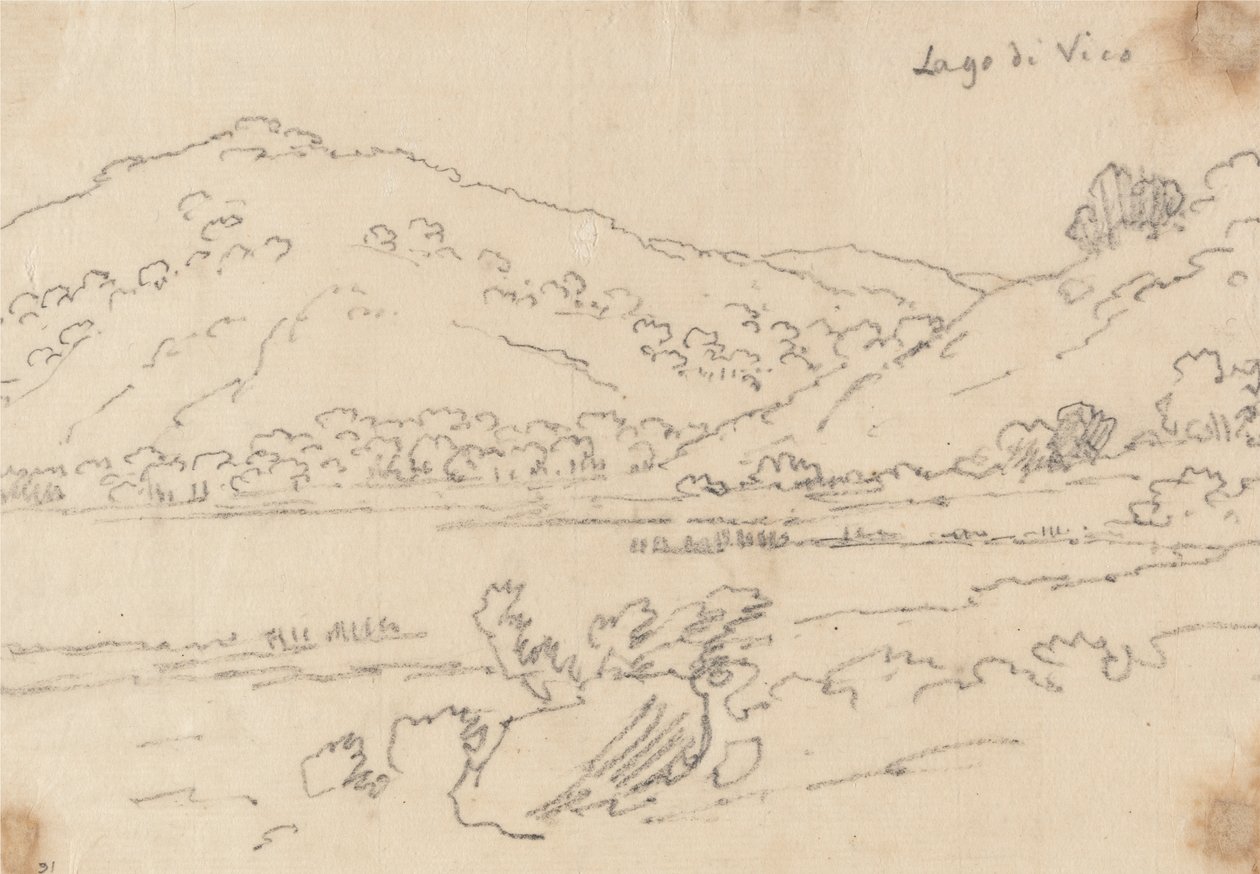 Vico tó alkotó: John Robert Cozens