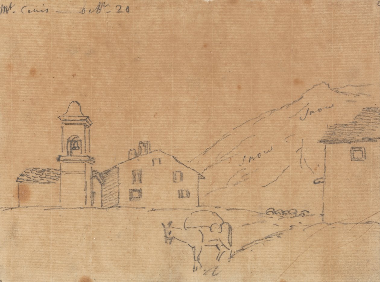 Mont Cenis, október 20 alkotó: John Robert Cozens