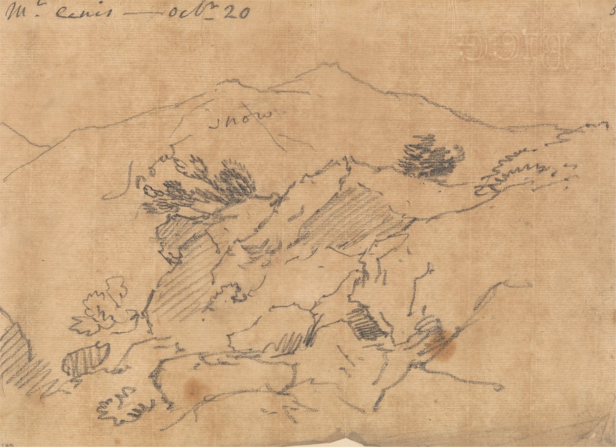 Mont Cenis, október 20 alkotó: John Robert Cozens