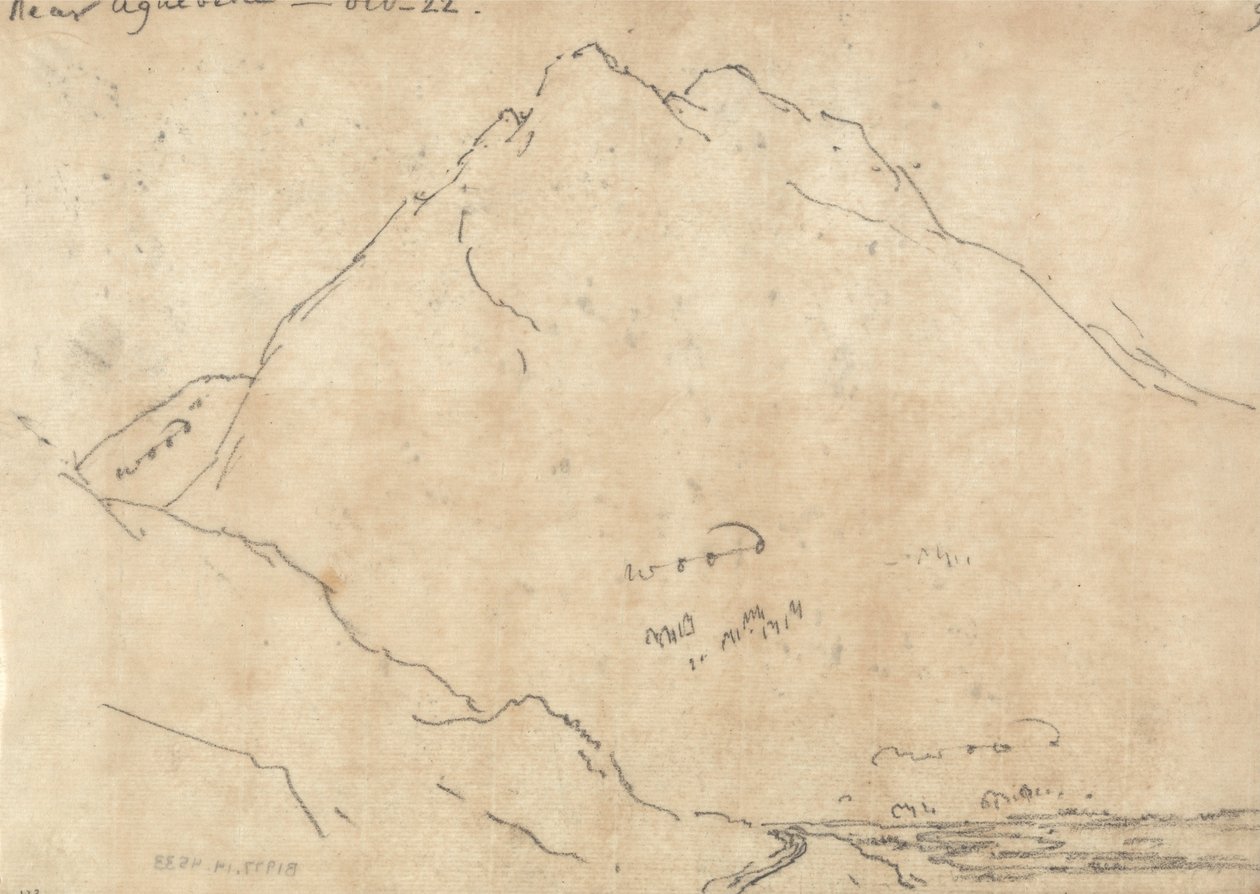 Aiguebelle közelében alkotó: John Robert Cozens