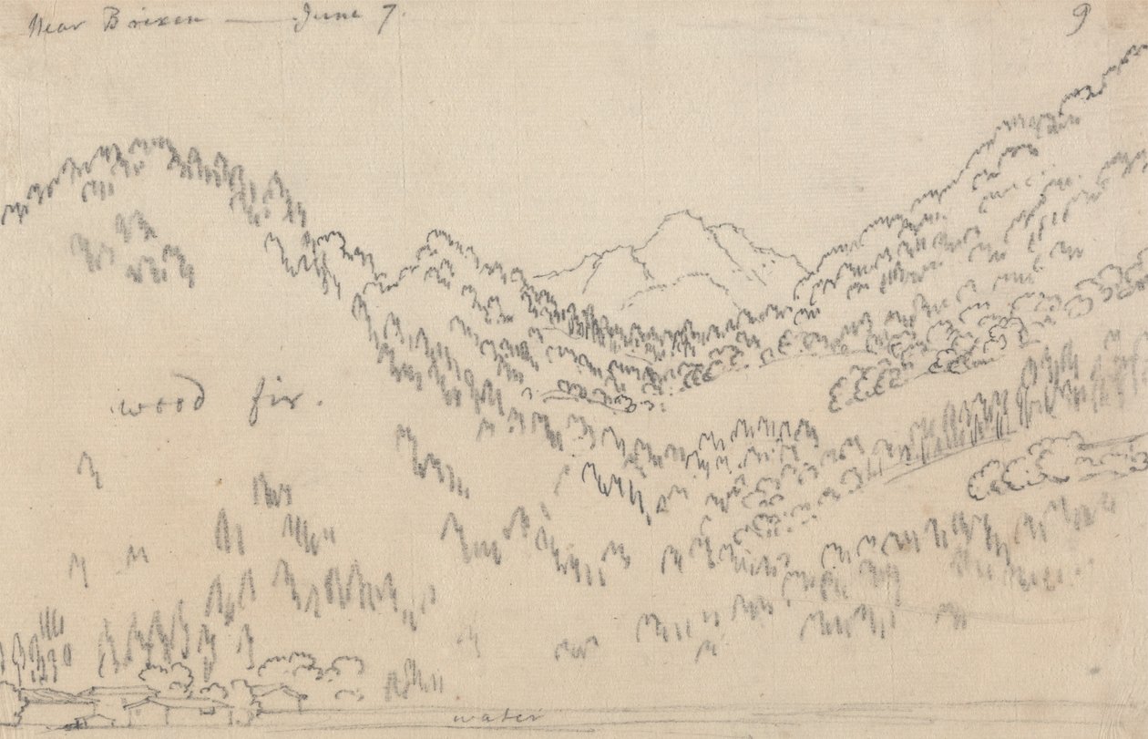 Brixen közelében, június 7 alkotó: John Robert Cozens