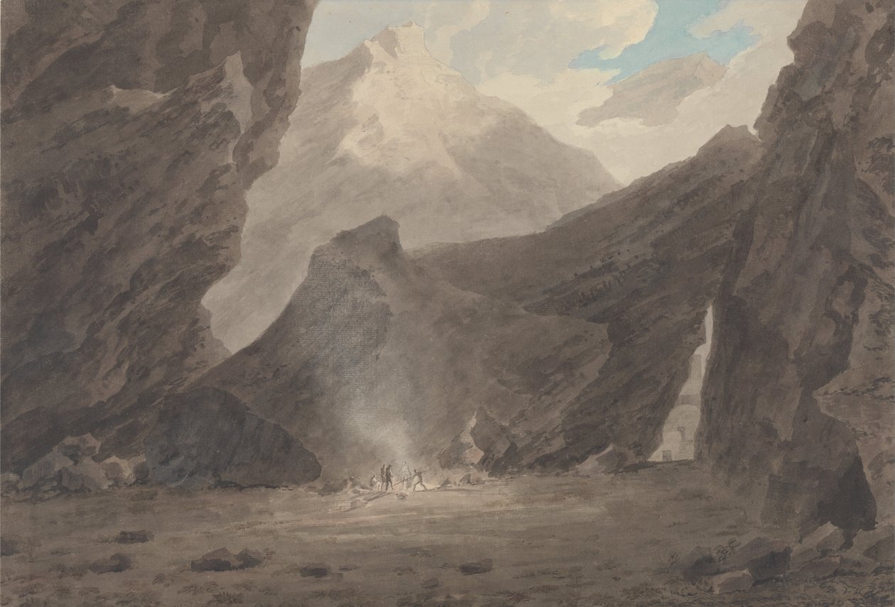 Chiavenna közelében a grúziai Chiavenna alkotó: John Robert Cozens