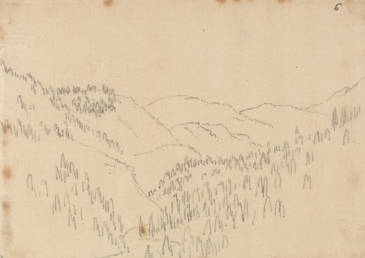 Innsbruck közelében alkotó: John Robert Cozens