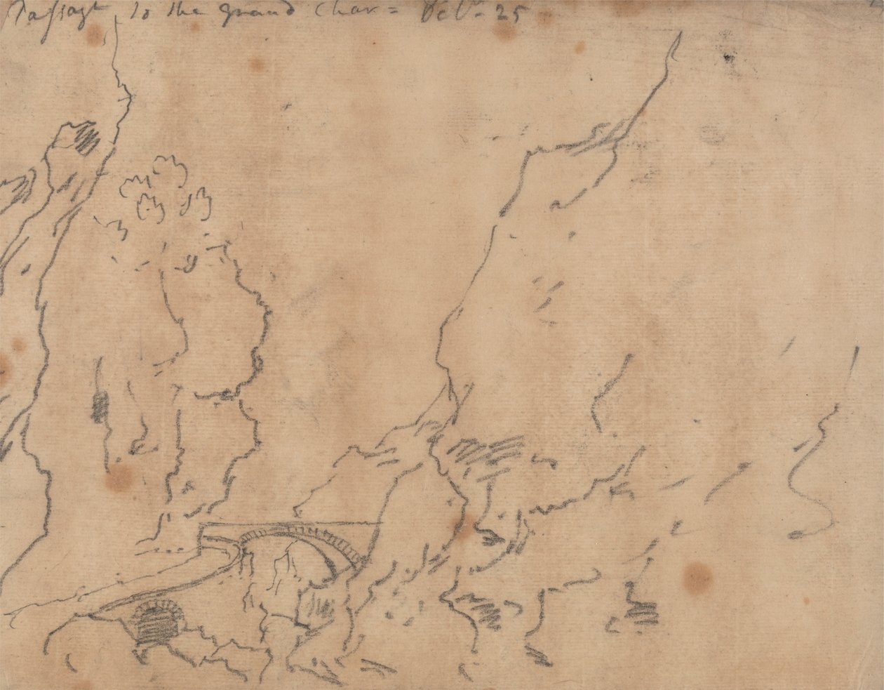 Átjárás a Grand Chartreuse-ba alkotó: John Robert Cozens