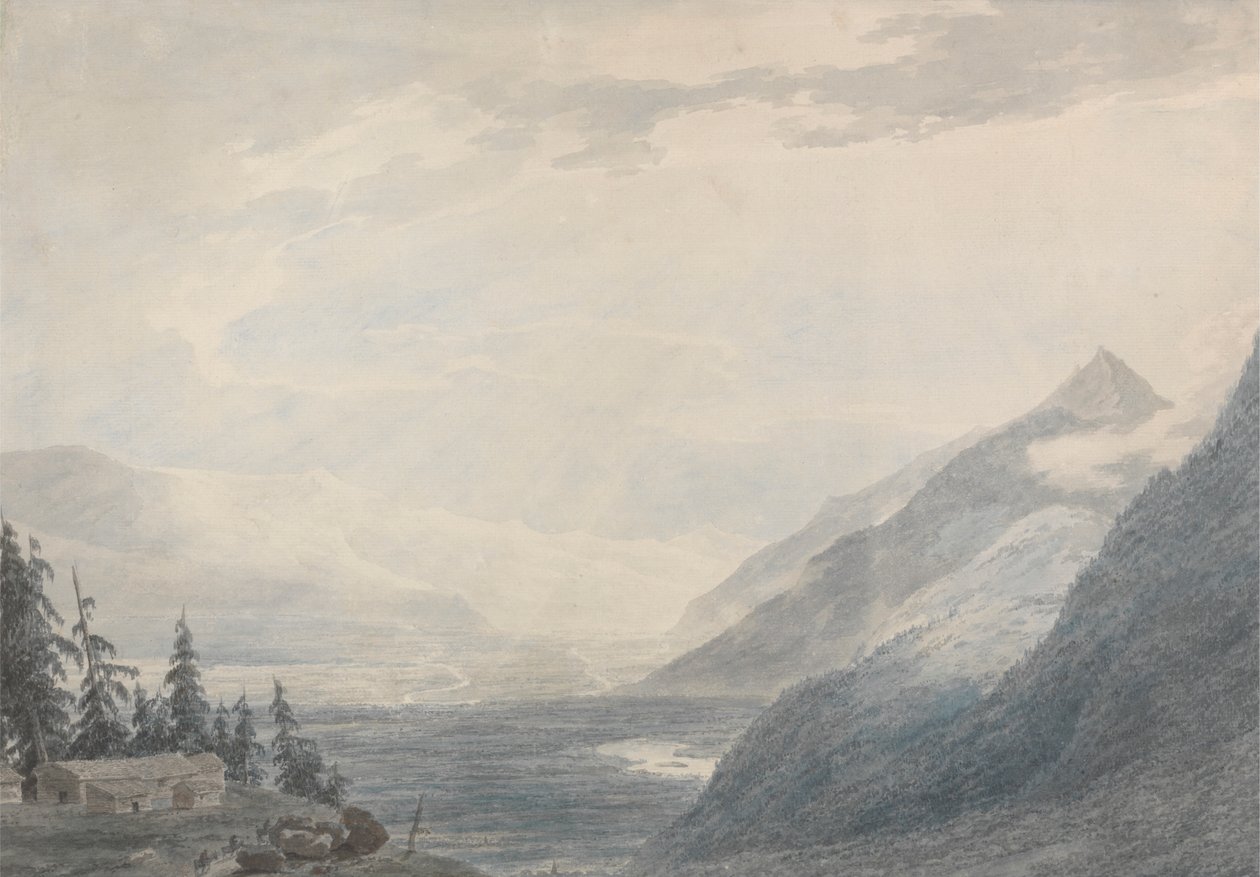 A Pays de Valais alkotó: John Robert Cozens
