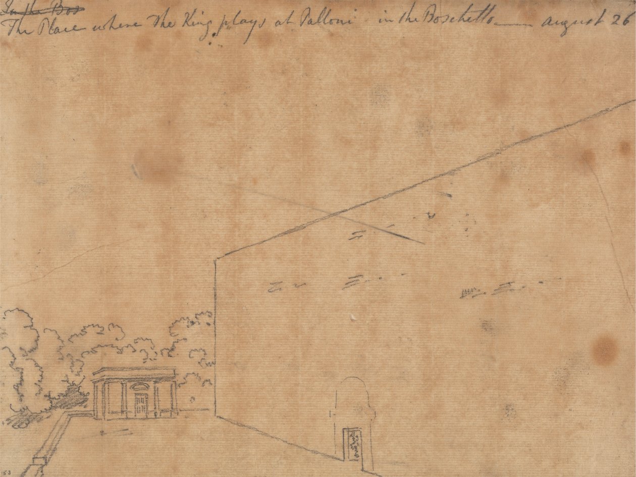 A hely, ahol a király játszik Palloniban alkotó: John Robert Cozens