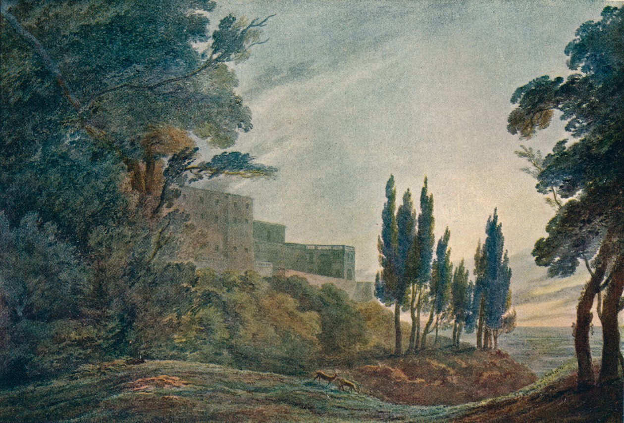 Villa Frascatiban, 1780, 1923 alkotó: John Robert Cozens