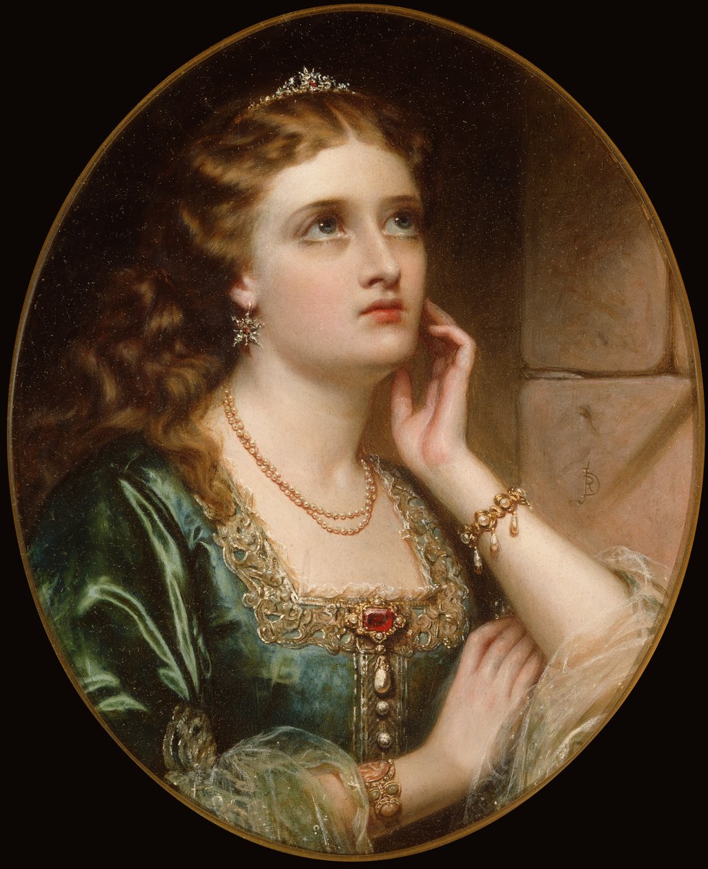 Florine (olaj, vászon) alkotó: John Robert Dicksee