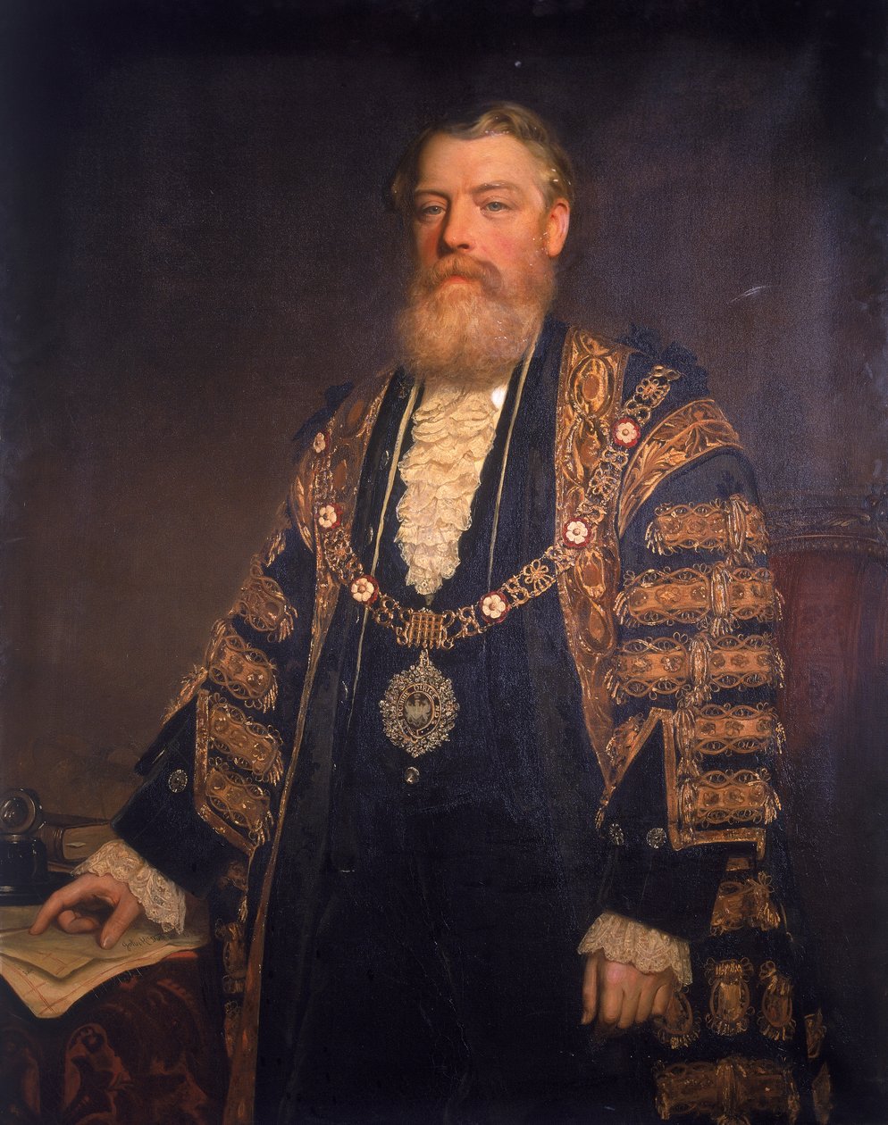 Sir Henry Edmund Knight. 1883 alkotó: John Robert Dicksee
