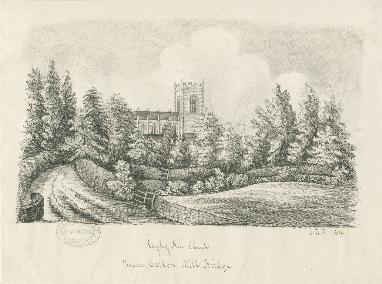 Rugeley templom alkotó: John Robert Fernyhough