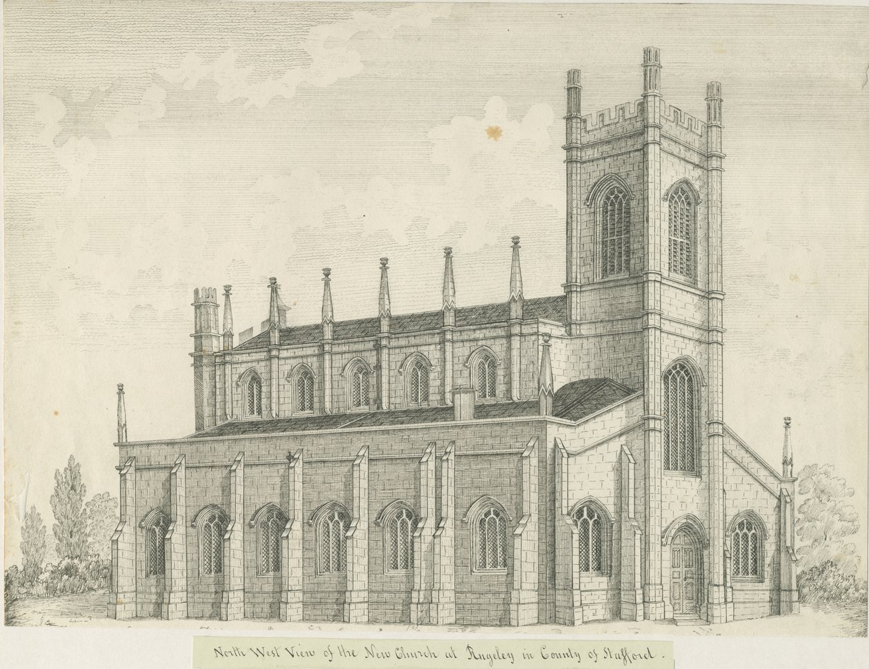 Rugeley templom alkotó: John Robert Fernyhough