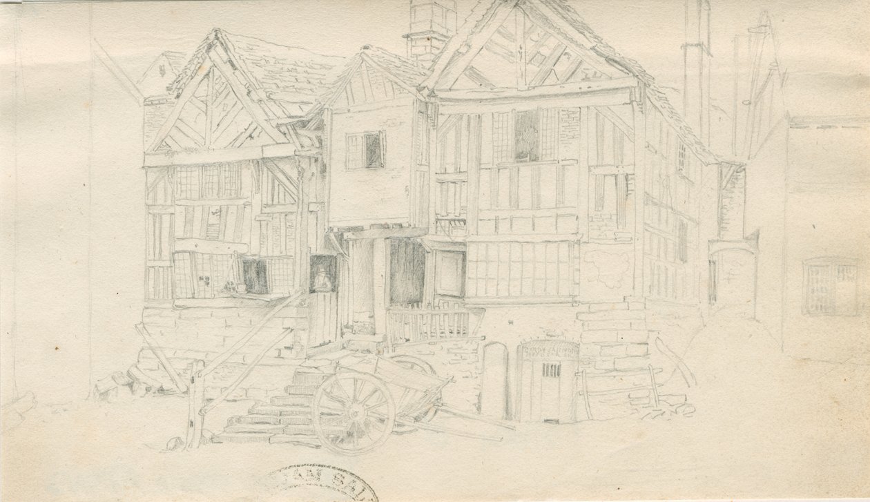 Uttoxeter Town – [Ale Warehouse]: ceruzarajz és [?19. század közepe] (rajz) alkotó: John Robert Fernyhough