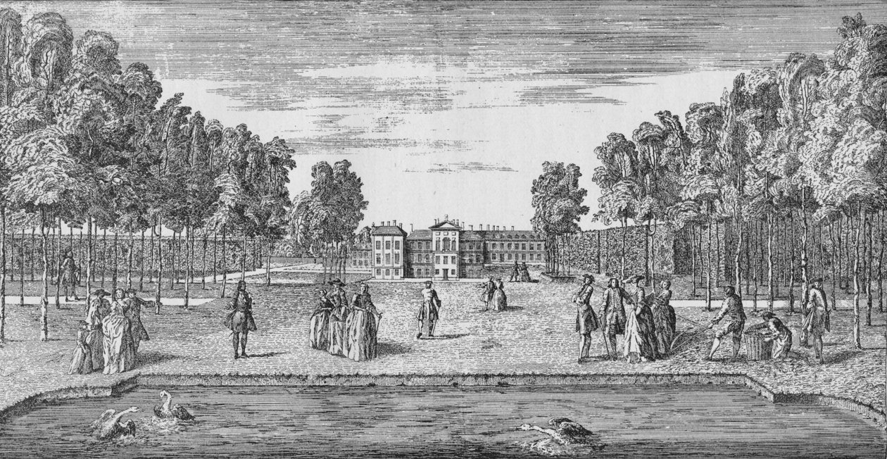 Kensington-palota, Georgian Times, 1750, 1911 alkotó: John Rocque