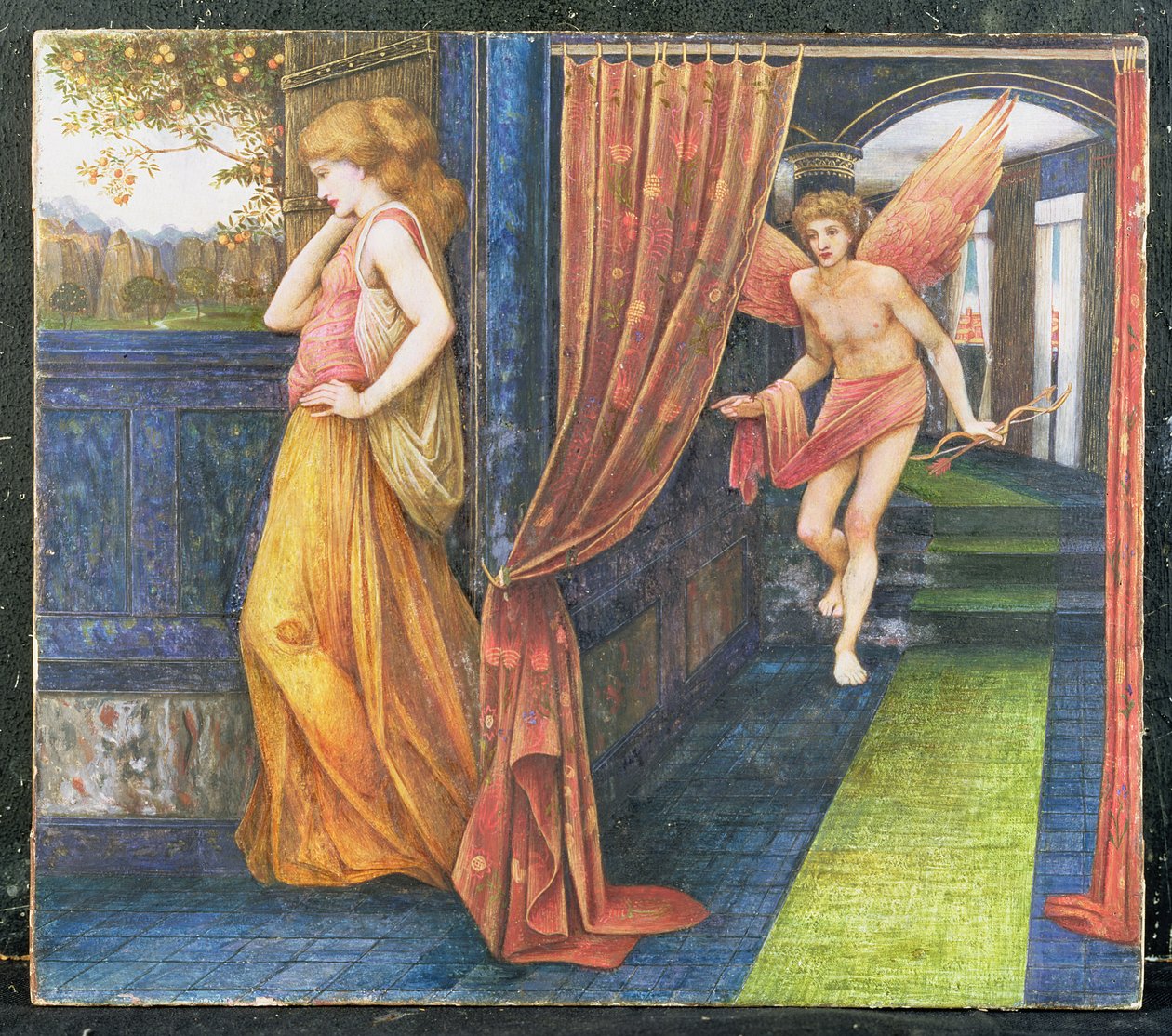 Ámor és Psyche alkotó: John Roddam Spencer Stanhope
