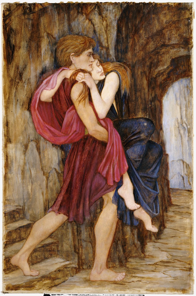 A szökés, 1900 körül alkotó: John Roddam Spencer Stanhope